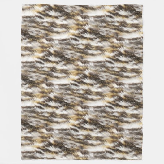 Leopardendecke Fleecedecke (Vorderseite)