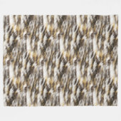 Leopardendecke Fleecedecke (Vorderseite (Horizontal))