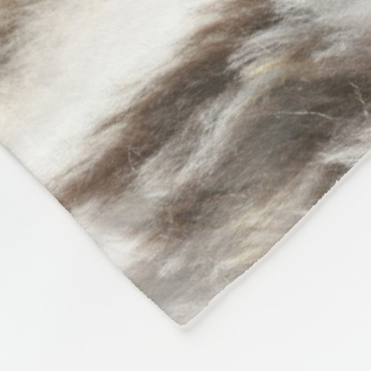 Leopardendecke Fleecedecke (Ecke)