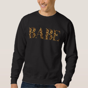 Leopardendruck-Babe   Passende Bachelorette-Party  Sweatshirt