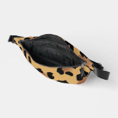 Leopardendruck, Druck Cut Sew Bauchtasche  (Offen)
