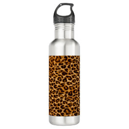 Leopardendruck, Gepard, Rosa, Girl Edelstahlflasche