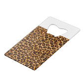 Leopardendruck, Gepard, Rosa, Girl Geldbeutel Flaschenöffner (Rückseite Schrägansicht)