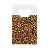 Leopardendruck, Gepard, Rosa, Girl Geldbeutel Flaschenöffner (Rückseite)