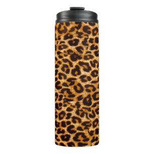 Leopardendruck, Gepard, Rosa, Girl Thermosbecher