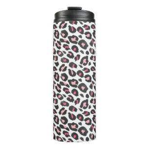 Leopardendruck, Gepard, Rosa, Girl Thermosbecher