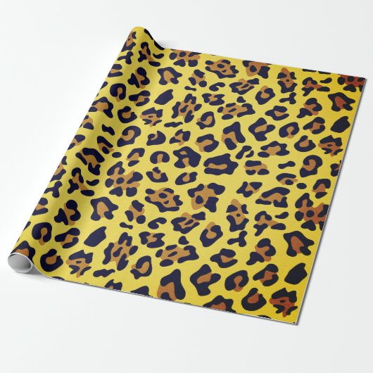 Leopardendruck Geschenkpapier (Ungerollt)