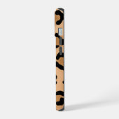 Leopardendruck iPhone 15 Hülle (Linke Seite)