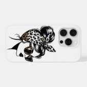 Leopardendruck Mode Mädchen iPhone-Hülle iPhone Hülle (Rückseite (Horizontal))