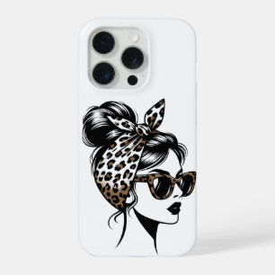 Leopardendruck Mode Mädchen iPhone-Hülle iPhone 15 Pro Hülle