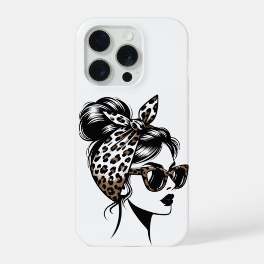 Leopardendruck Mode Mädchen iPhone-Hülle iPhone Hülle (Rückseite)