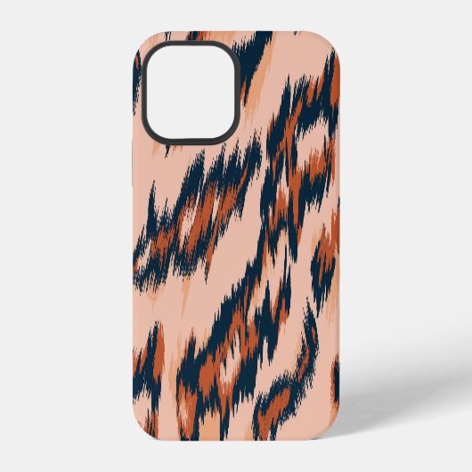 Leopardendruck: Nahtloses Textildesign. iPhone Hülle (Rückseite)