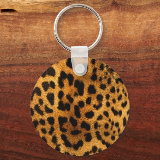 Leopardendruck Schlüsselanhänger (Vorderseite)