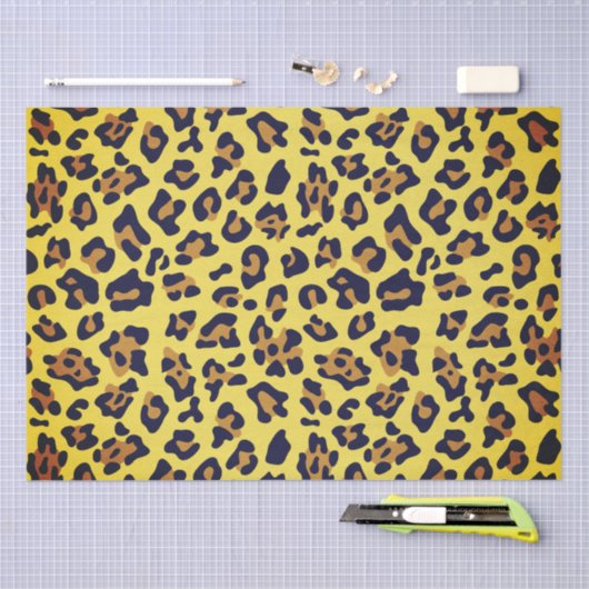 Leopardendruck Seidenpapier (Handwerk)