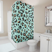 Leopardendruck, Tiermuster Duschvorhang (Beispiel)