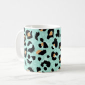 Leopardendruck, Tiermuster Kaffeetasse (Vorderseite Links)