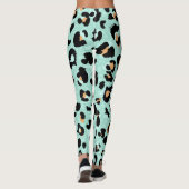 Leopardendruck, Tiermuster Leggings (Rückseite)