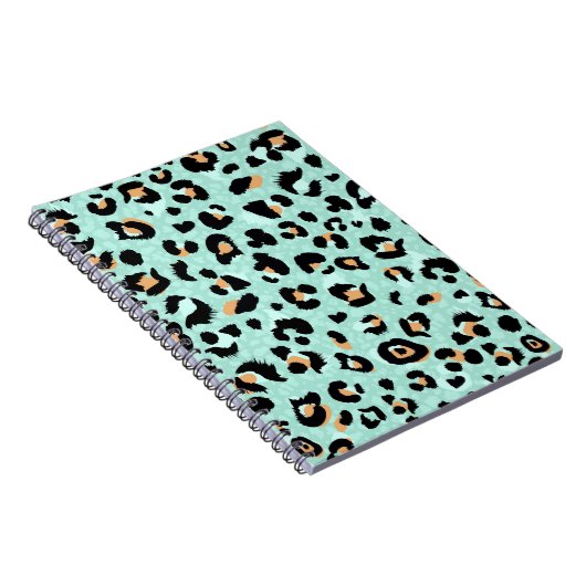 Leopardendruck, Tiermuster Notizblock (Rechte Seite)