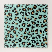 Leopardendruck, Tiermuster Puzzle (Horizontal)