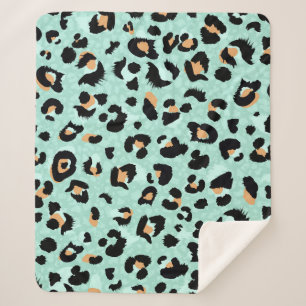 Leopardendruck, Tiermuster Sherpadecke