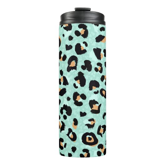 Leopardendruck, Tiermuster Thermosbecher (Vorderseite)