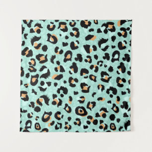 Leopardendruck, Tiermuster Wandteppich