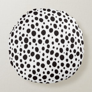 Leopardendruck Vintage nahtloses Design Rundes Kissen