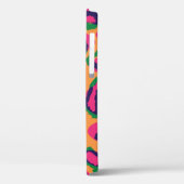 Leopardendrucke, farbiges Tiermuster. Case-Mate iPhone Hülle (Rückseite / Links)