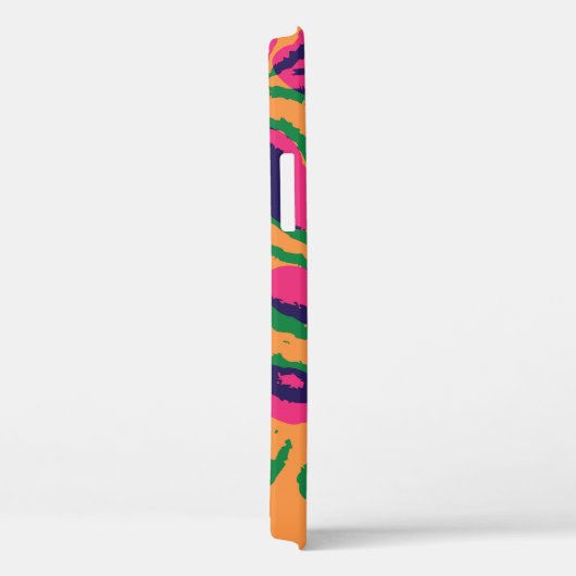 Leopardendrucke, farbiges Tiermuster. Case-Mate iPhone Hülle (Rückseite / Rechts)