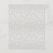 Leopardendrucke, Jungle Writing Paper, Animal Prin (Rückseite)