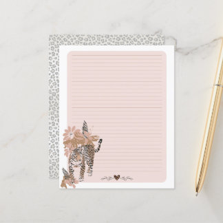 Leopardendrucke, Jungle Writing Paper, Animal Prin