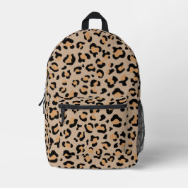Leopardendrucke, Leoparden, Braunleopard Bedruckter Rucksack