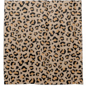 Leopardendrucke, Leoparden, Braunleopard Duschvorhang (Vorderseite)