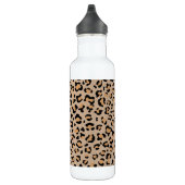 Leopardendrucke, Leoparden, Braunleopard Edelstahlflasche (Rechts)