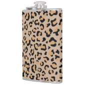 Leopardendrucke, Leoparden, Braunleopard Flachmann (Links)