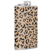 Leopardendrucke, Leoparden, Braunleopard Flachmann (Rechts)