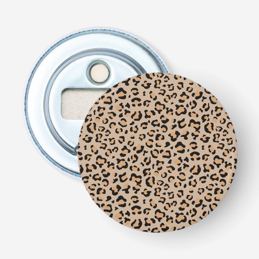 Leopardendrucke, Leoparden, Braunleopard Flaschenöffner (Vorderseite)