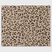 Leopardendrucke, Leoparden, Braunleopard Geschenkpapier (Flach)