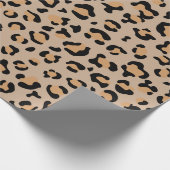 Leopardendrucke, Leoparden, Braunleopard Geschenkpapier (Ecke)