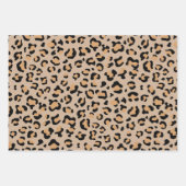 Leopardendrucke, Leoparden, Braunleopard Geschenkpapier Set (Vorderseite 3)