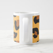 Leopardendrucke, Leoparden, Braunleopard Jumbo-Tasse (Rückseite)