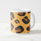 Leopardendrucke, Leoparden, Braunleopard Jumbo-Tasse (Vorderseite Rechts)