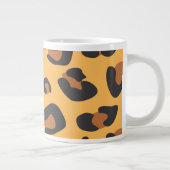 Leopardendrucke, Leoparden, Braunleopard Jumbo-Tasse (Rechts)