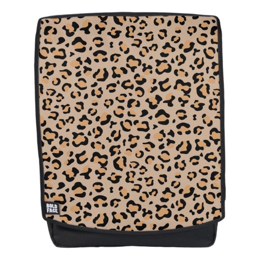 Leopardendrucke, Leoparden, Braunleopard Rucksack (Vorderseite)