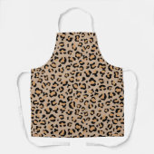Leopardendrucke, Leoparden, Braunleopard Schürze (Vorderseite)