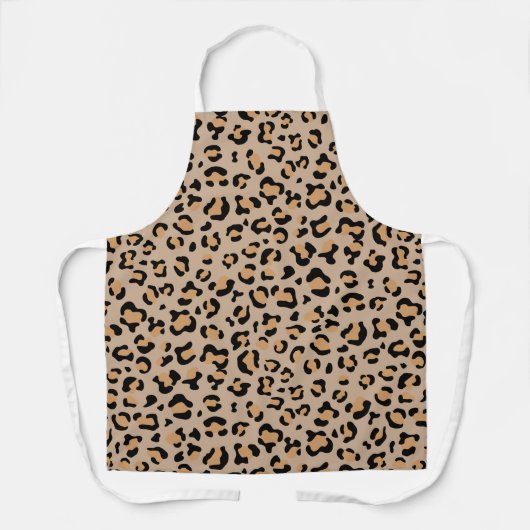 Leopardendrucke, Leoparden, Braunleopard Schürze (Vorderseite)