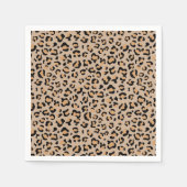 Leopardendrucke, Leoparden, Braunleopard Serviette (Vorderseite)