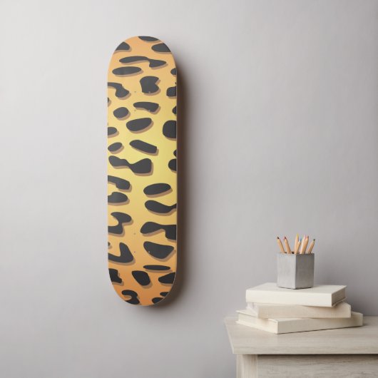 Leopardendrucke, Leoparden, Braunleopard Skateboard (Wandkunst)
