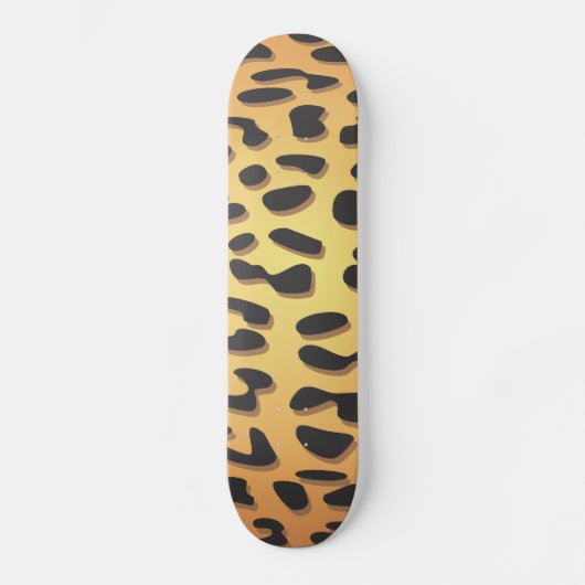 Leopardendrucke, Leoparden, Braunleopard Skateboard (Vorderseite)