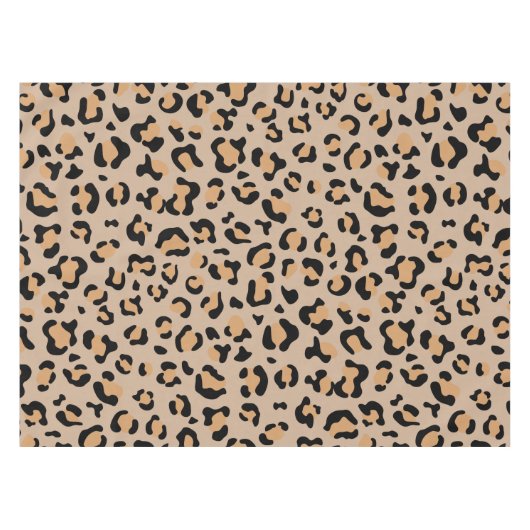 Leopardendrucke, Leoparden, Braunleopard Tischdecke (Vorderseite (Horizontal))